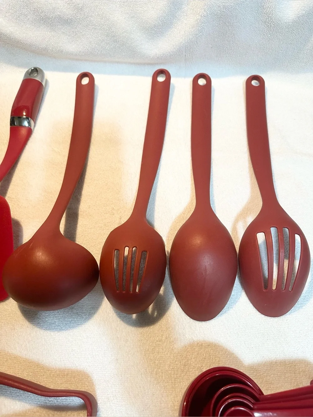 KitchenAid 9 piece utensil tool set silicone and plastic